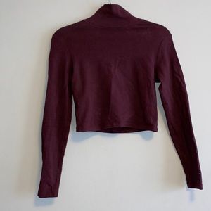 Forever 21 Cropped Turtleneck Top